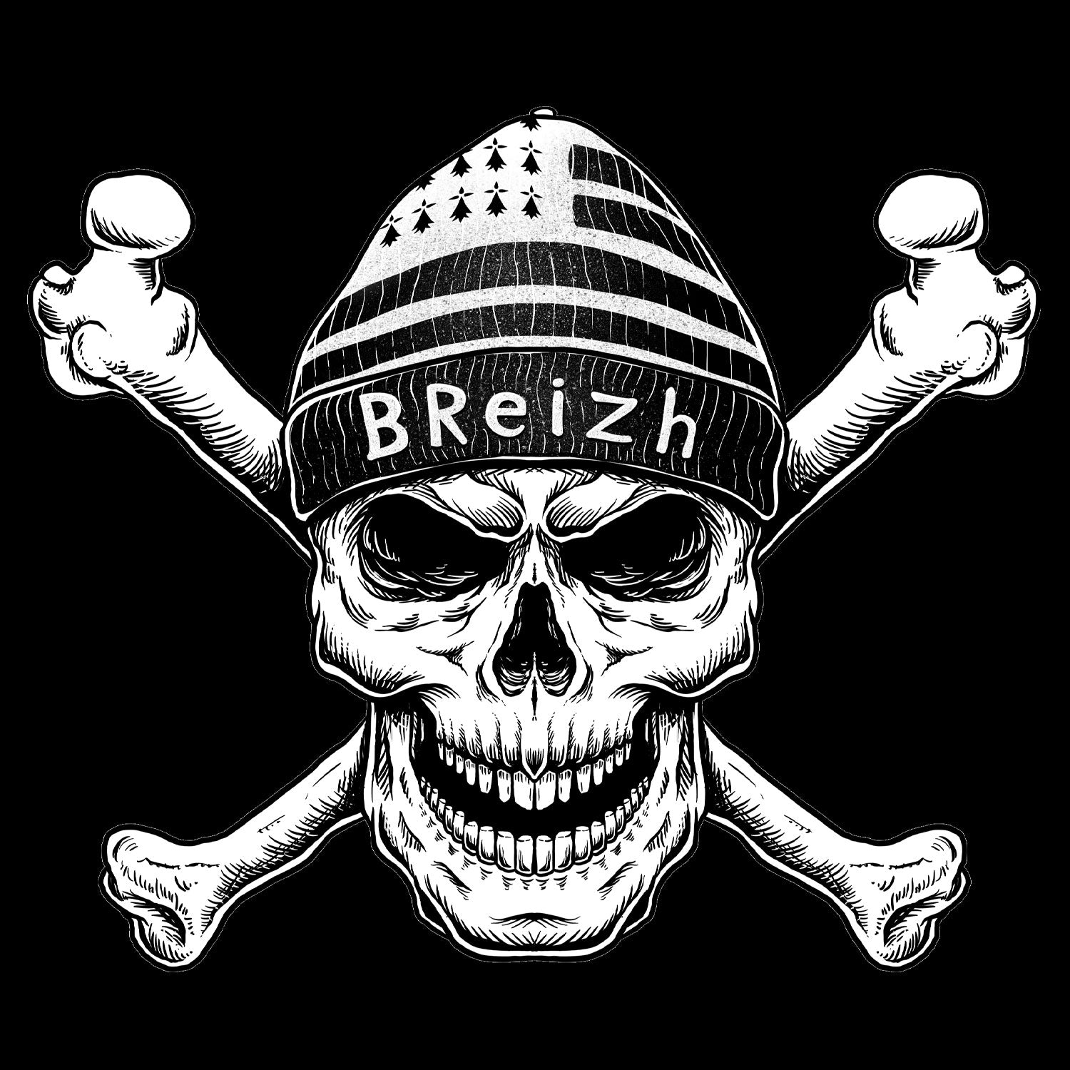 T-shirt Skull Breizh - édition spéciale