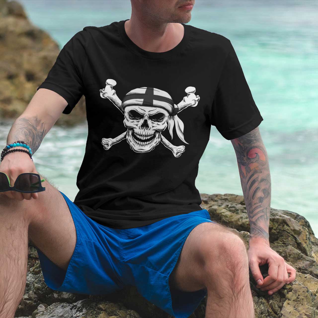 T-shirt Skull Breizh V2