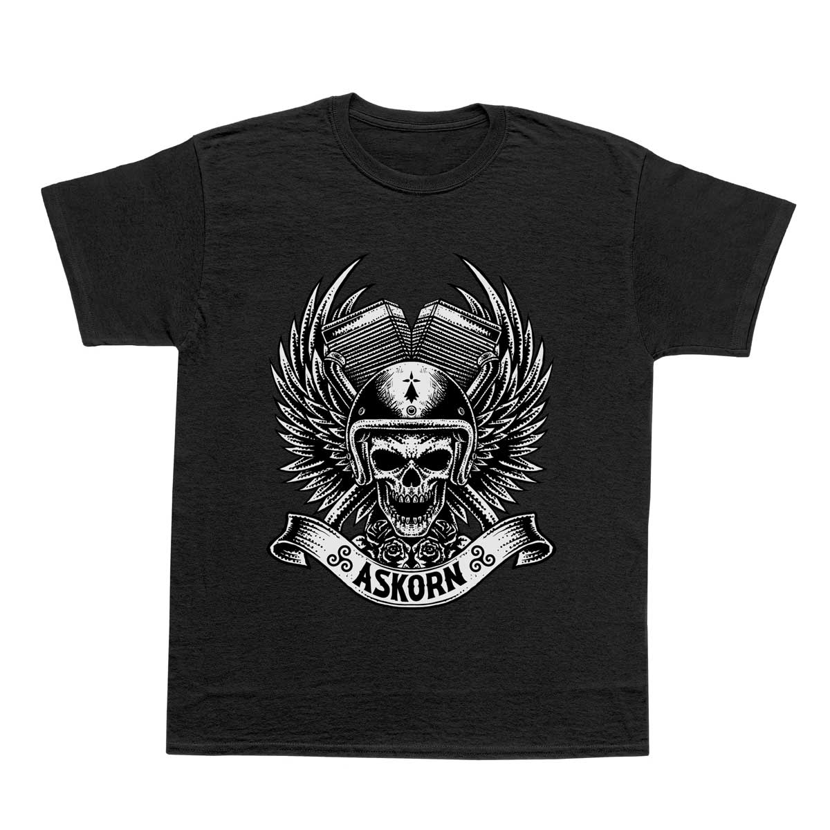 T-shirt Skull & Roses